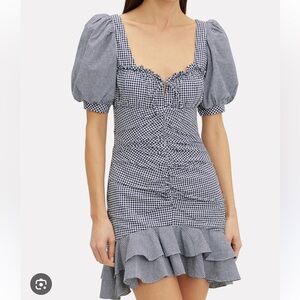 Johnathon Simkhai gingham dress